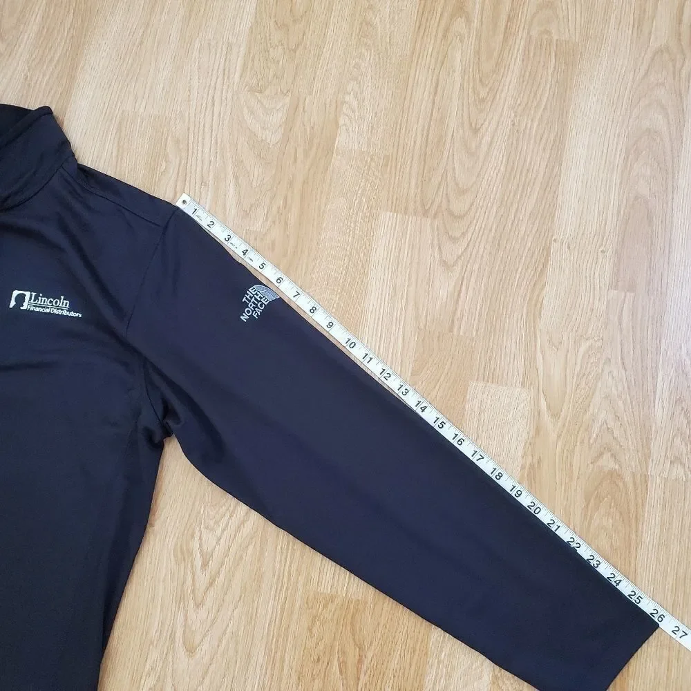 NEW! The North Face  1/4 ZipTech Fleece Jacket size Large in Black